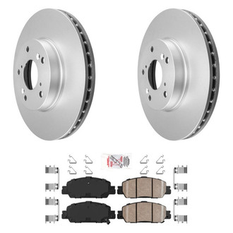 AmeriBRAKES® - AmeriPRO™ Plain Front Brake Kit with Ceramic Pads