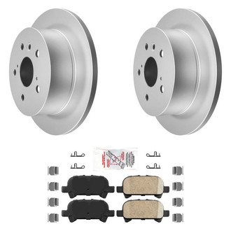 AmeriBRAKES® - AmeriPRO™ Plain Rear Brake Kit with Ceramic Pads