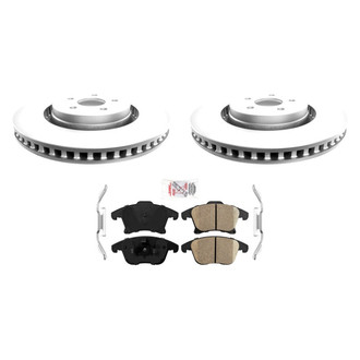 AmeriBRAKES® - AmeriPRO™ Plain Front Brake Kit with Ceramic Pads
