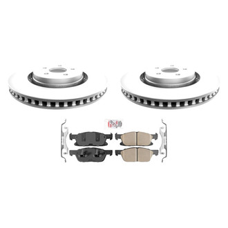 AmeriBRAKES® - AmeriPRO™ Plain Front Brake Kit with Ceramic Pads