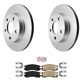 AmeriBRAKES® - AmeriPRO™ Plain Rear Brake Kit with Ceramic Pads