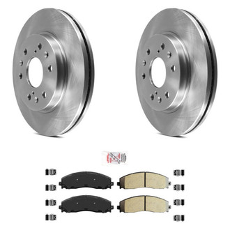 AmeriBRAKES® - AmeriPRO™ Plain Rear Brake Kit with Semi-Metallic Pads