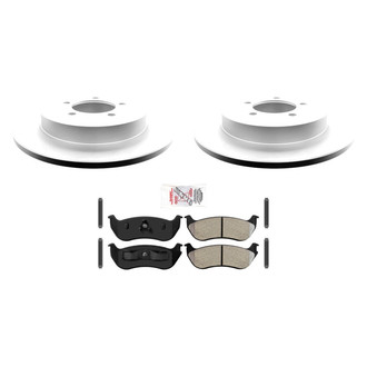 AmeriBRAKES® - AmeriPRO™ Plain Rear Brake Kit with Semi-Metallic Pads