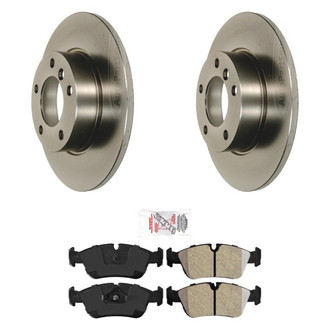 AmeriBRAKES® - AmeriPRO™ Plain Brake Kit with Semi-Metallic Pads