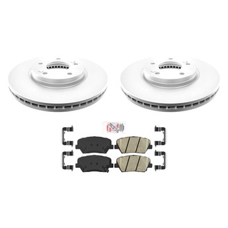 AmeriBRAKES® - AmeriPRO™ Plain Front Brake Kit with Ceramic Pads