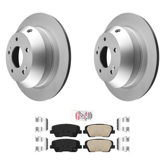 AmeriBRAKES® - AmeriPRO™ Plain Rear Brake Kit with Ceramic Pads