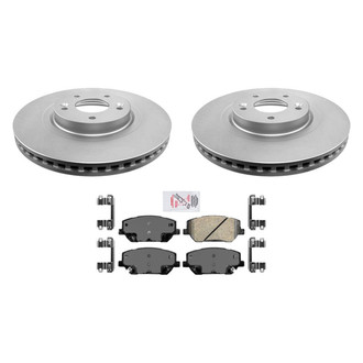 AmeriBRAKES® - AmeriPRO™ Plain Front Brake Kit with Ceramic Pads