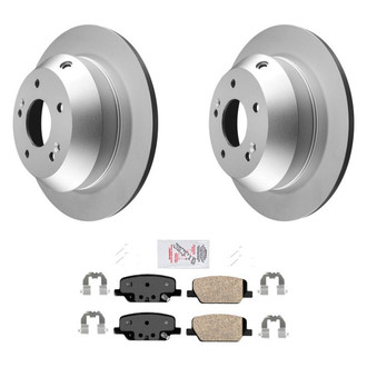 AmeriBRAKES® - AmeriPRO™ Plain Rear Brake Kit with Ceramic Pads