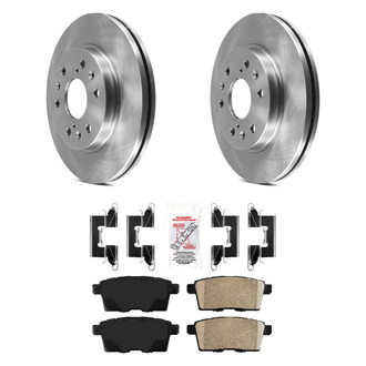 AmeriBRAKES® - AmeriPRO™ Plain Rear Brake Kit with Ceramic Pads