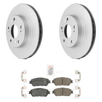 AmeriBRAKES® - AmeriPRO™ Plain Front Brake Kit with Ceramic Pads