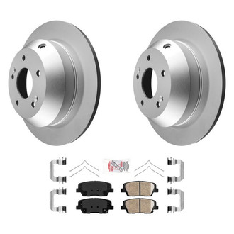 AmeriBRAKES® - AmeriPRO™ Plain Rear Brake Kit with Ceramic Pads