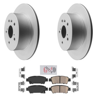 AmeriBRAKES® - AmeriPRO™ Plain Rear Brake Kit with Ceramic Pads