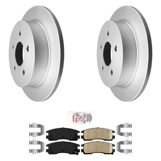 AmeriBRAKES® - AmeriPRO™ Plain Rear Brake Kit with Ceramic Pads