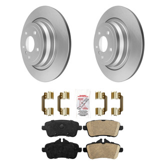 AmeriBRAKES® - AmeriPRO™ Plain Rear Brake Kit with Ceramic Pads