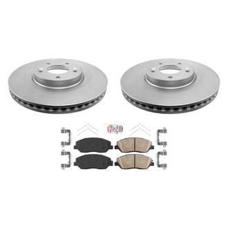 AmeriBRAKES® - AmeriPRO™ Plain Front Brake Kit with Ceramic Pads