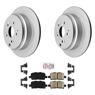 AmeriBRAKES® - AmeriPRO™ Plain Rear Brake Kit with Ceramic Pads