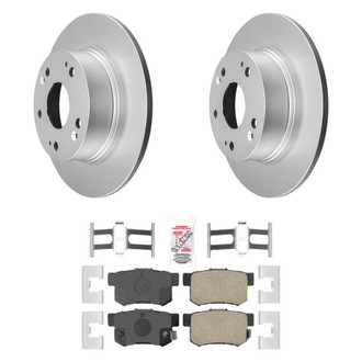 AmeriBRAKES® - AmeriPRO™ Plain Rear Brake Kit with Ceramic Pads