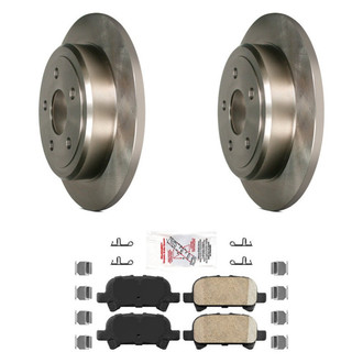 AmeriBRAKES® - AmeriPRO™ Plain Rear Brake Kit with Ceramic Pads