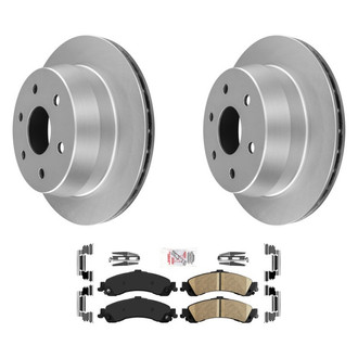 AmeriBRAKES® - AmeriPRO™ Plain Rear Brake Kit with Ceramic Pads