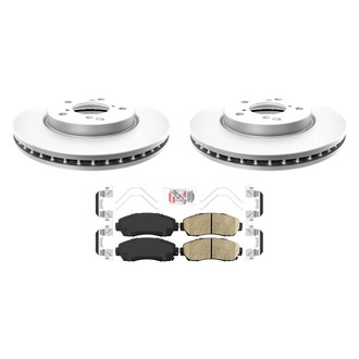 AmeriBRAKES® - AmeriPRO™ Plain Front Brake Kit with Ceramic Pads