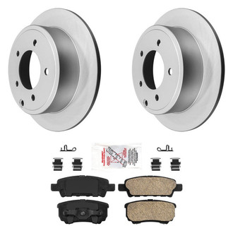AmeriBRAKES® - AmeriPRO™ Plain Rear Brake Kit with Ceramic Pads