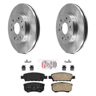 AmeriBRAKES® - AmeriPRO™ Plain Rear Brake Kit with Ceramic Pads