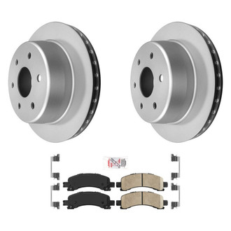 AmeriBRAKES® - AmeriPRO™ Plain Rear Brake Kit with Ceramic Pads