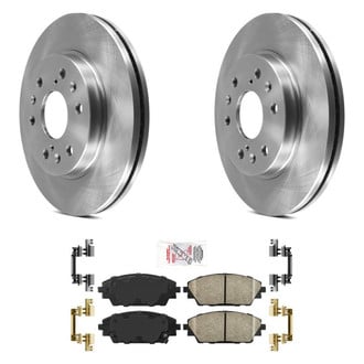 AmeriBRAKES® - AmeriPRO™ Plain Front Brake Kit with Ceramic Pads