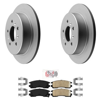 AmeriBRAKES® - AmeriPRO™ Plain Rear Brake Kit with Ceramic Pads