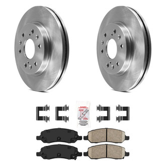 AmeriBRAKES® - AmeriPRO™ Plain Rear Brake Kit with Ceramic Pads