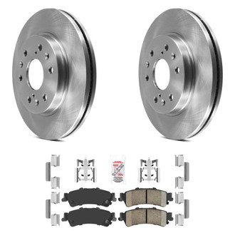 AmeriBRAKES® - AmeriPRO™ Plain Rear Brake Kit with Ceramic Pads