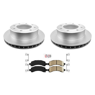 AmeriBRAKES® - AmeriPRO™ Plain Rear Brake Kit with Ceramic Pads