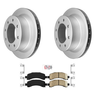 AmeriBRAKES® - AmeriPRO™ Plain Rear Brake Kit with Ceramic Pads