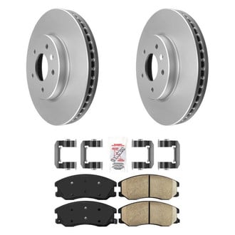 AmeriBRAKES® - AmeriPRO™ Plain Front Brake Kit with Ceramic Pads