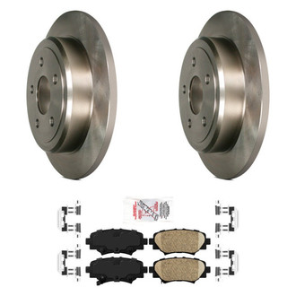 AmeriBRAKES® - AmeriPRO™ Plain Rear Brake Kit with Ceramic Pads
