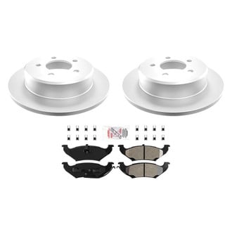 AmeriBRAKES® - AmeriPRO™ Plain Rear Brake Kit with Semi-Metallic Pads