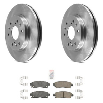 AmeriBRAKES® - AmeriPRO™ Plain Rear Brake Kit with Ceramic Pads