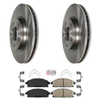 AmeriBRAKES® - AmeriPRO™ Plain Front Brake Kit with Ceramic Pads