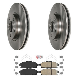 AmeriBRAKES® - AmeriPRO™ Plain Front Brake Kit with Ceramic Pads