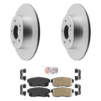 AmeriBRAKES® - AmeriPRO™ Plain Rear Brake Kit with Ceramic Pads
