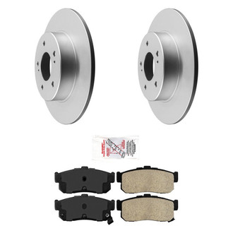 AmeriBRAKES® - AmeriPRO™ Plain Rear Brake Kit with Ceramic Pads