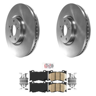 AmeriBRAKES® - AmeriPRO™ Plain Front Brake Kit with Ceramic Pads