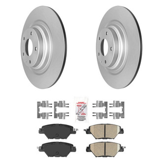 AmeriBRAKES® - AmeriPRO™ Plain Rear Brake Kit with Ceramic Pads