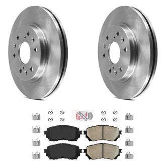 AmeriBRAKES® - AmeriPRO™ Plain Front Brake Kit with Ceramic Pads