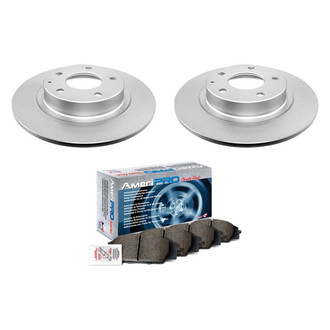 AmeriBRAKES® - AmeriPRO™ Plain Rear Brake Kit with Ceramic Pads