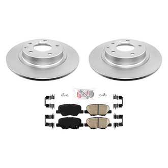 AmeriBRAKES® - AmeriPRO™ Plain Rear Brake Kit with Ceramic Pads
