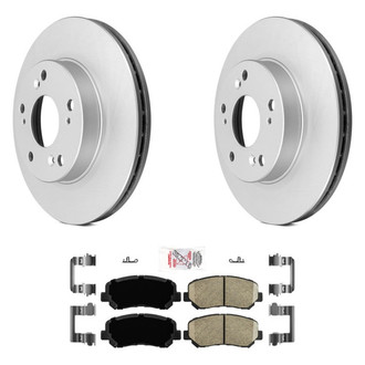 AmeriBRAKES® - AmeriPRO™ Plain Front Brake Kit with Ceramic Pads