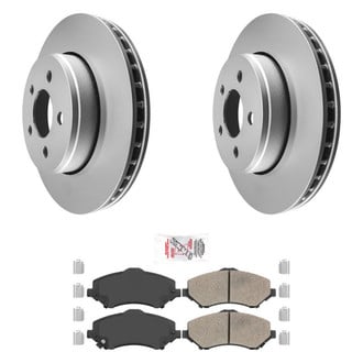 AmeriBRAKES® - AmeriPRO™ Plain Front Brake Kit with Ceramic Pads