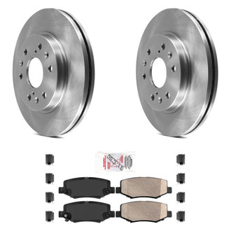 AmeriBRAKES® - AmeriPRO™ Plain Rear Brake Kit with Ceramic Pads