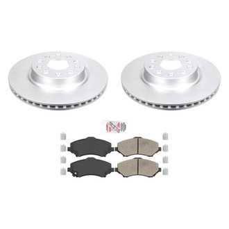 AmeriBRAKES® - AmeriPRO™ Plain Front Brake Kit with Ceramic Pads